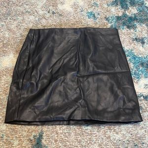 Leather skirt